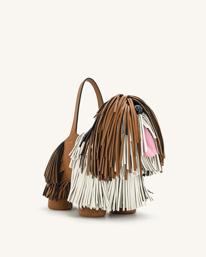 Jw Pei Nita Puppy Shape Handbag Brown