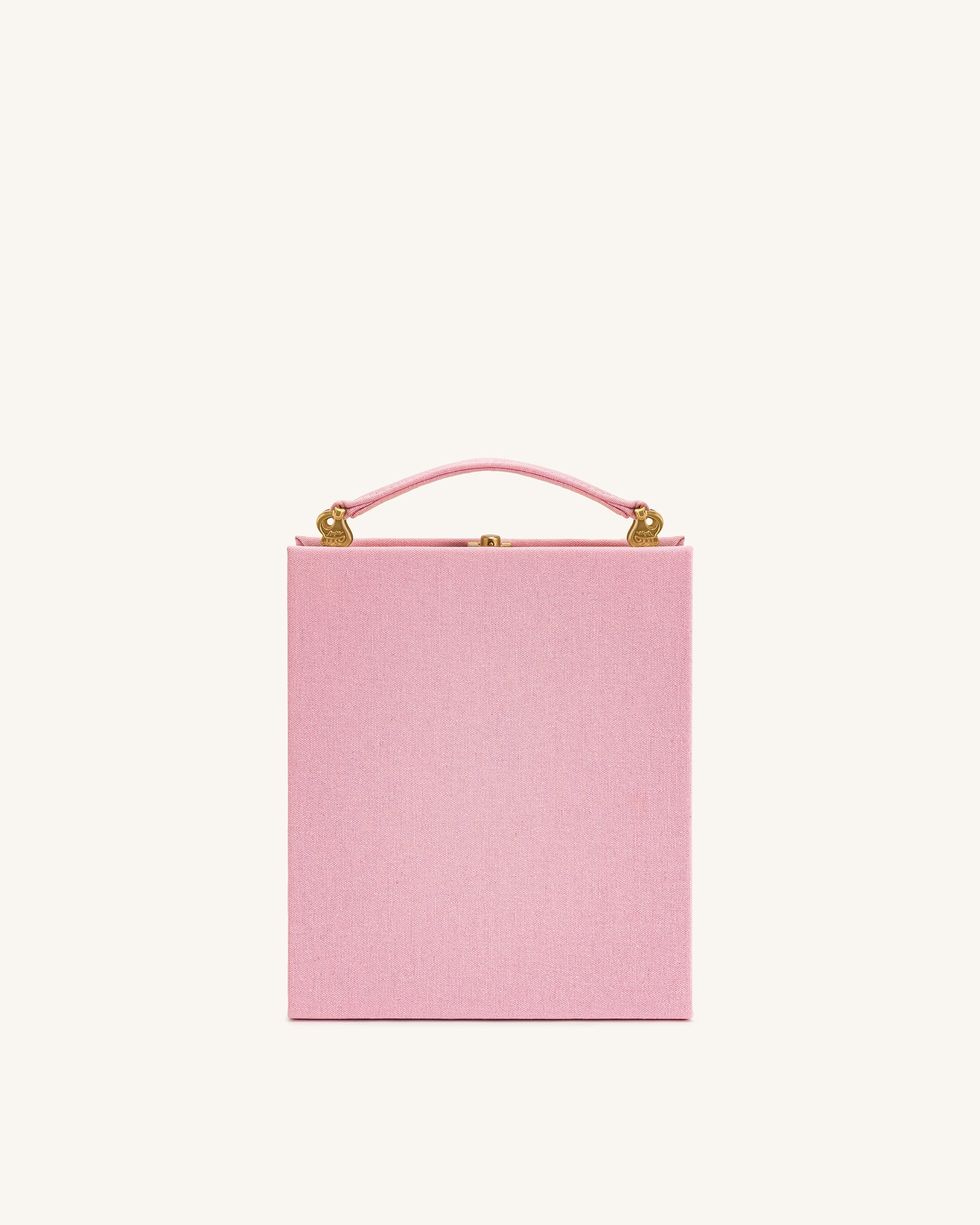 Jw Pei Taya Tabby Cat Pattern Book Shape Clutch Bag Pink