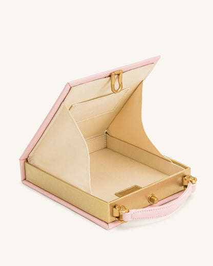 Jw Pei Taya Tropical Parrot Pattern Book Shape Clutch Bag Pink