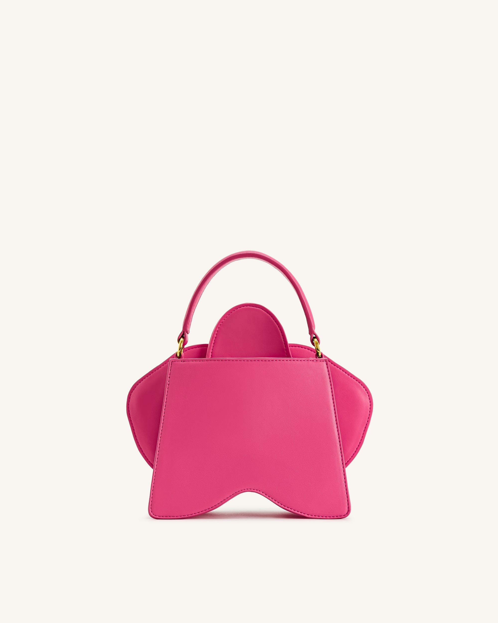 Jw Pei Flora Orchid Shaped Top Handle Bag Pink