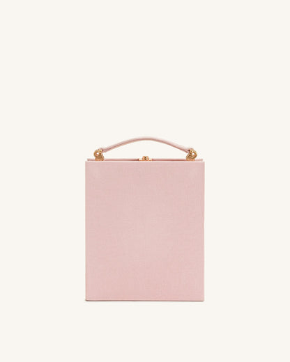 Jw Pei Taya Orchid Motif Book Shape Clutch Bag Pink