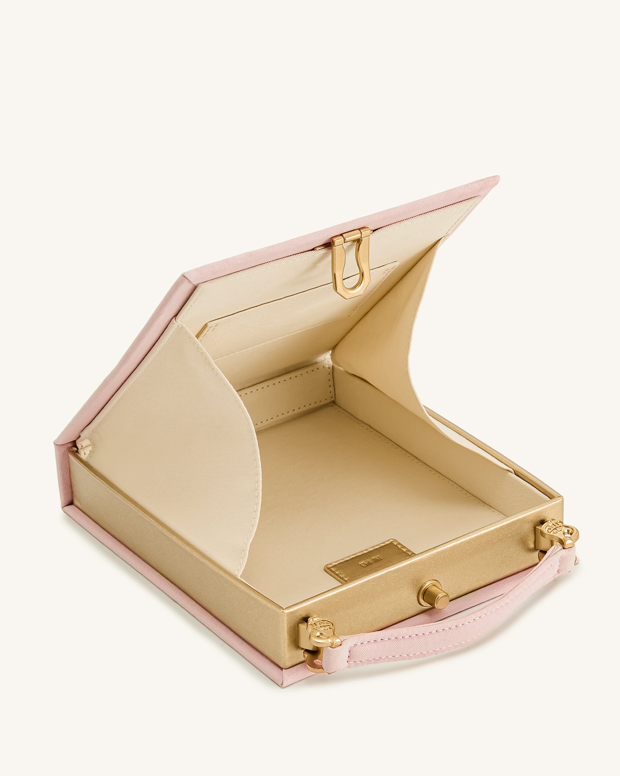 Jw Pei Taya Orchid Motif Book Shape Clutch Bag Pink