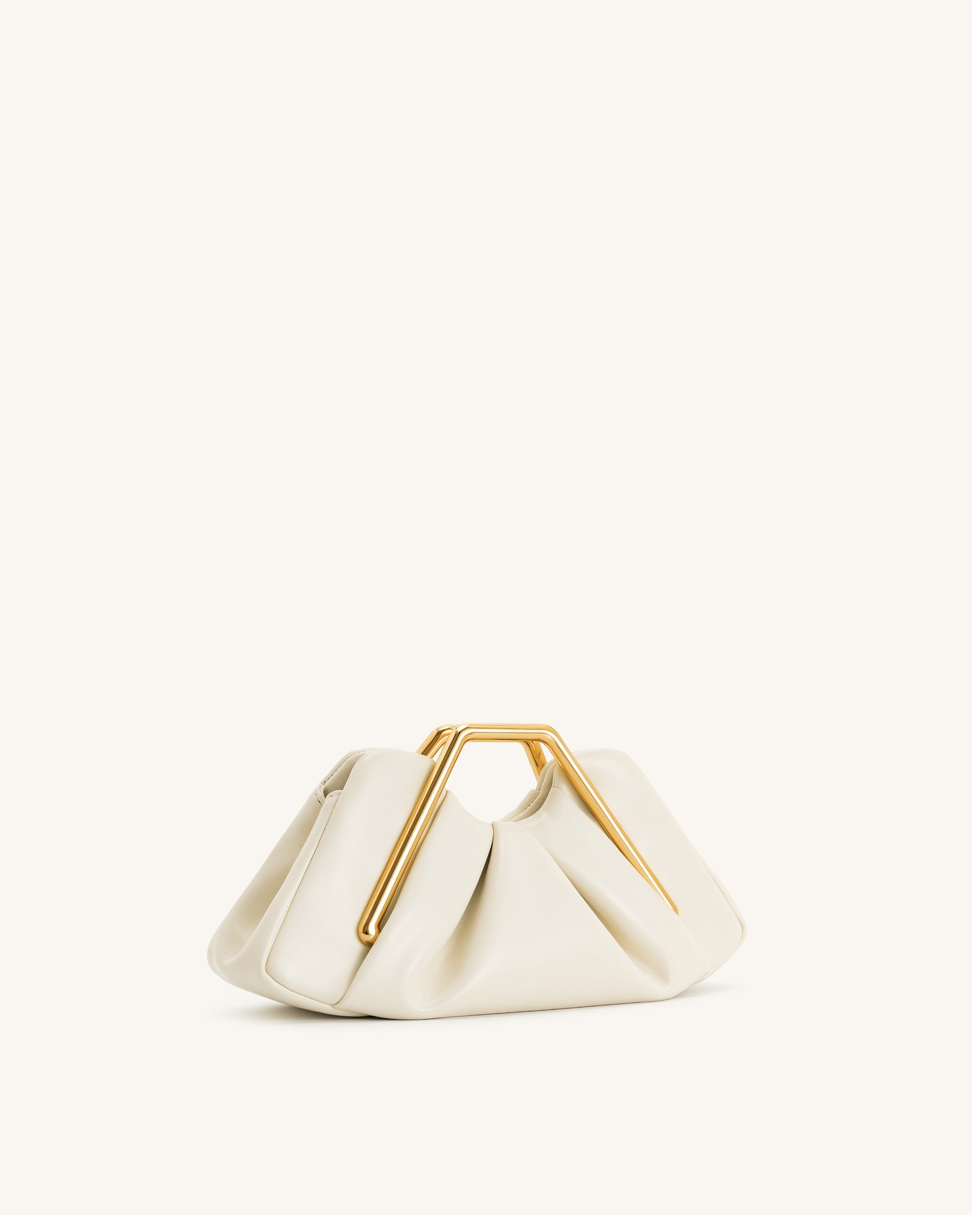 Jw Pei Lila Metal Frame Clutch Ivory