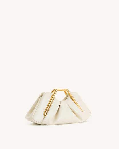 Jw Pei Lila Metal Frame Clutch Ivory