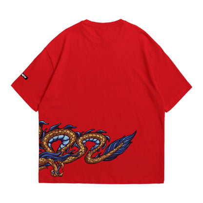 Red eastern dragon T-shirt