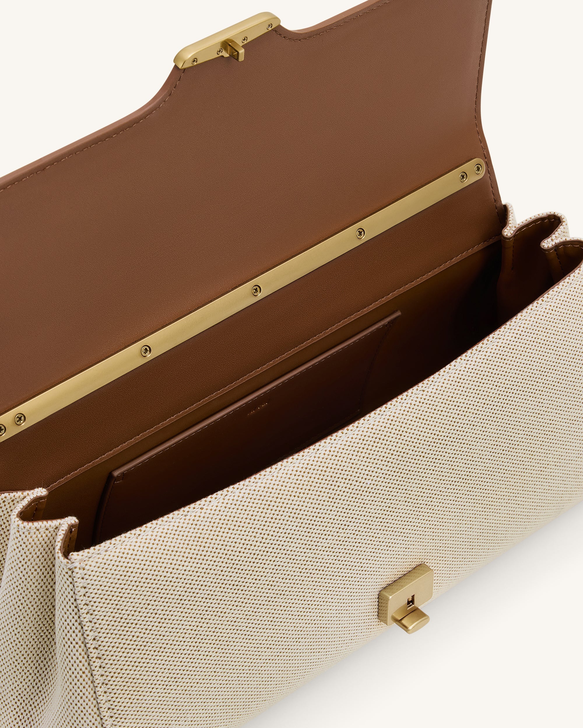 Jw Pei Eloise Shoulder Bag Brown Canvas