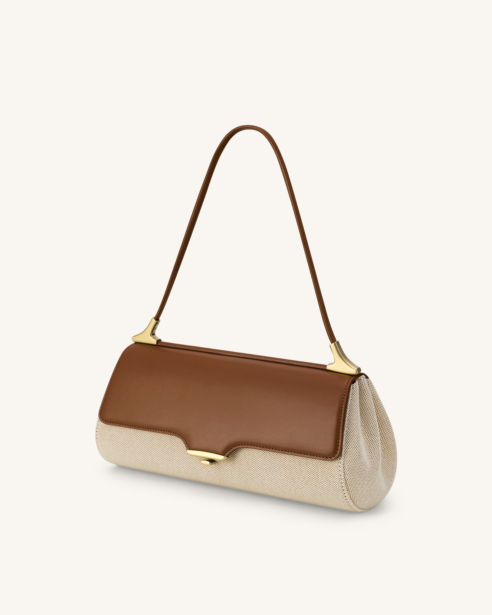 Jw Pei Eloise Shoulder Bag Brown Canvas