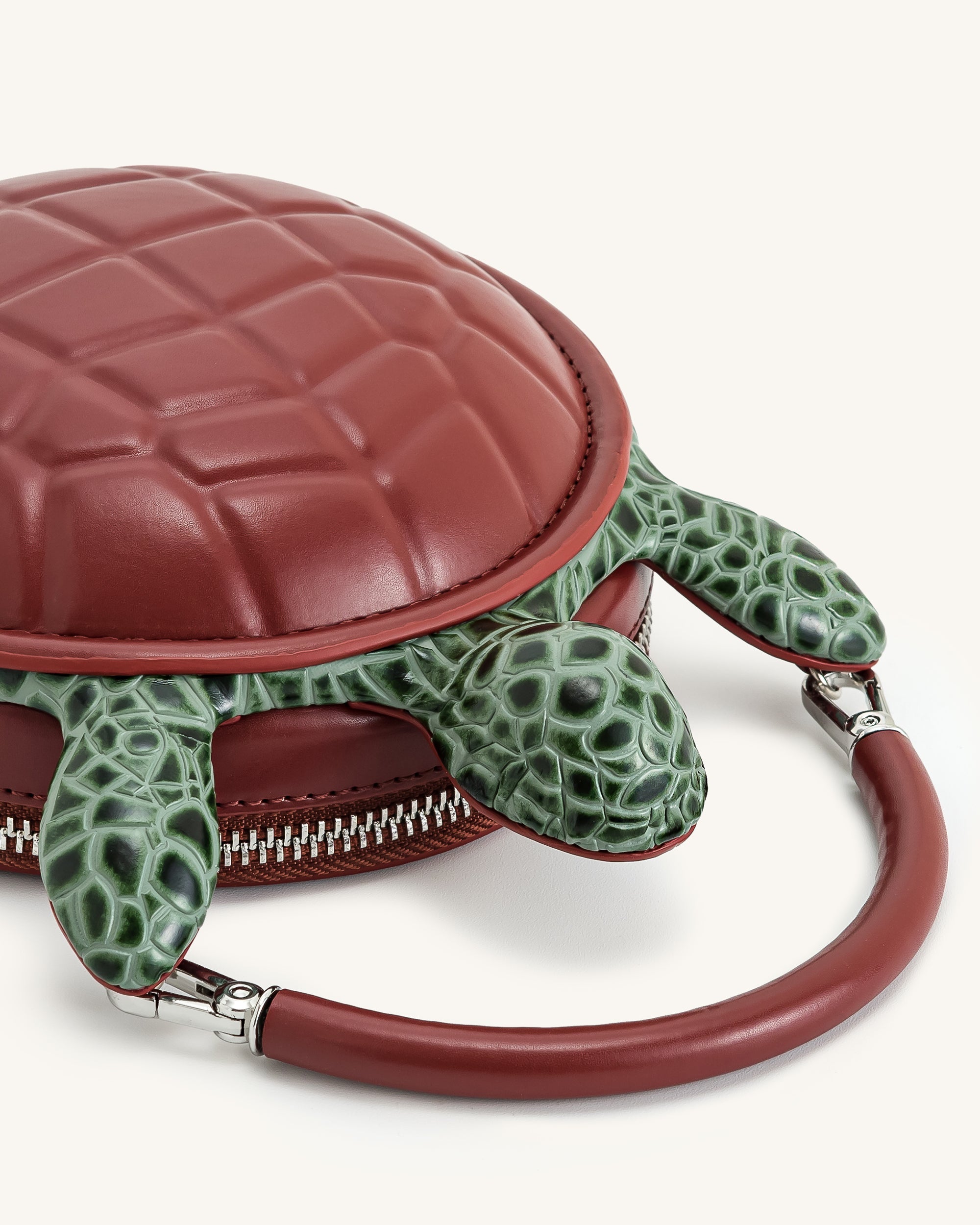 Jw Pei Ava Turtle Shape Handbag Brown