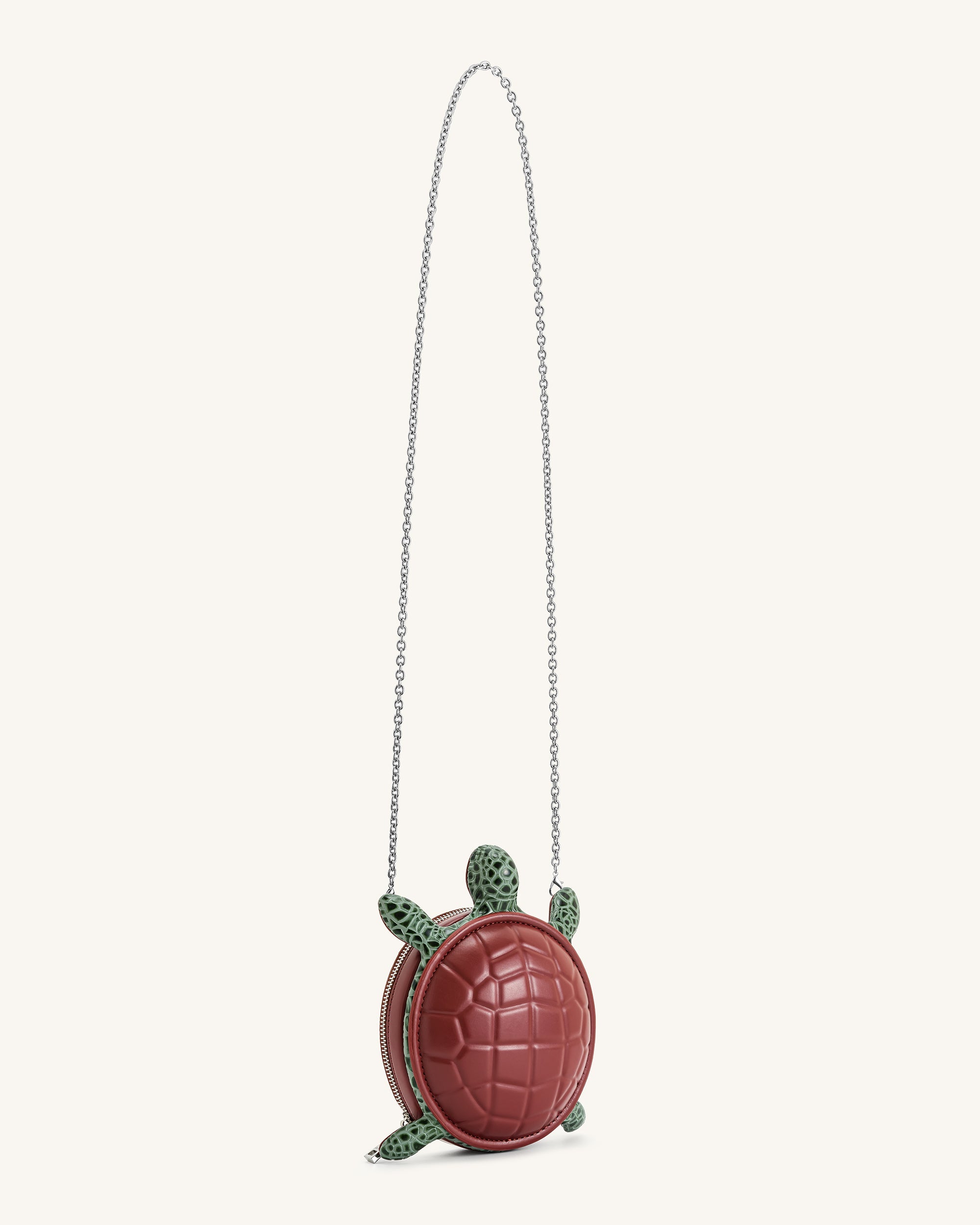 Jw Pei Ava Turtle Shape Handbag Brown