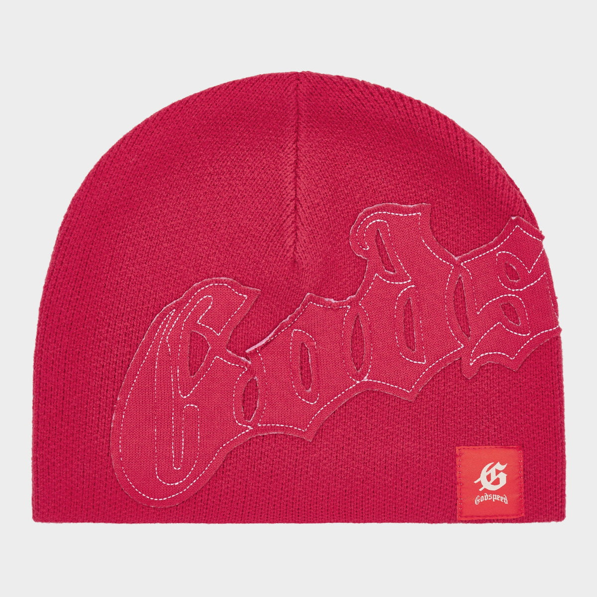 Godspeed OG Logo Stitched Beanie (Red)