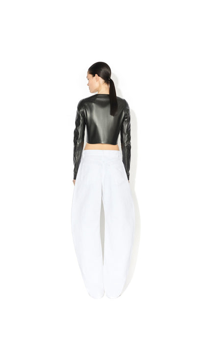 Alaïa Round Denim Jeans