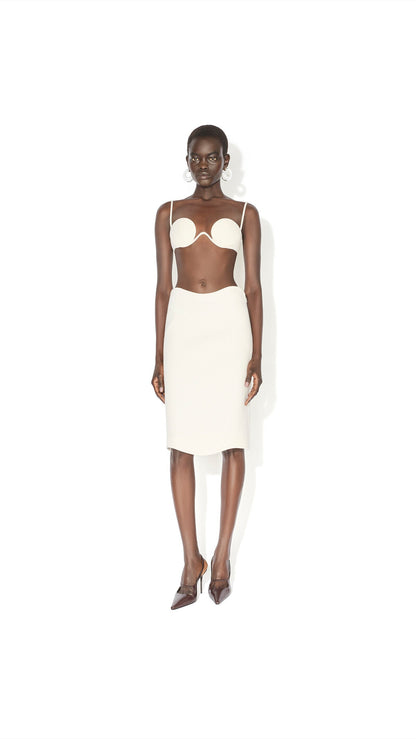 Alaïa Wool Crepe Bralette