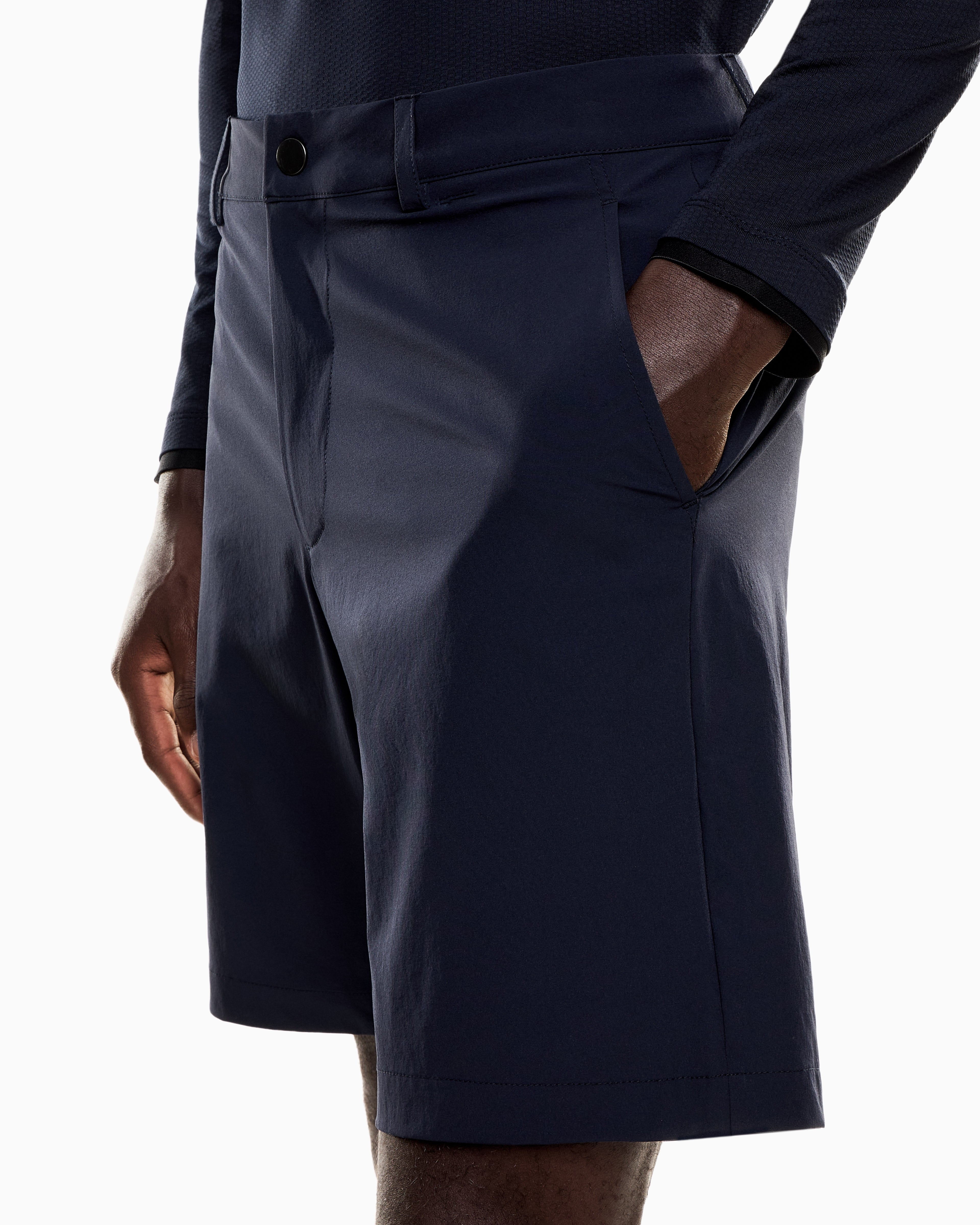EA7 Golf Pro polo Bermuda shorts in VENTUS7 technical fabric