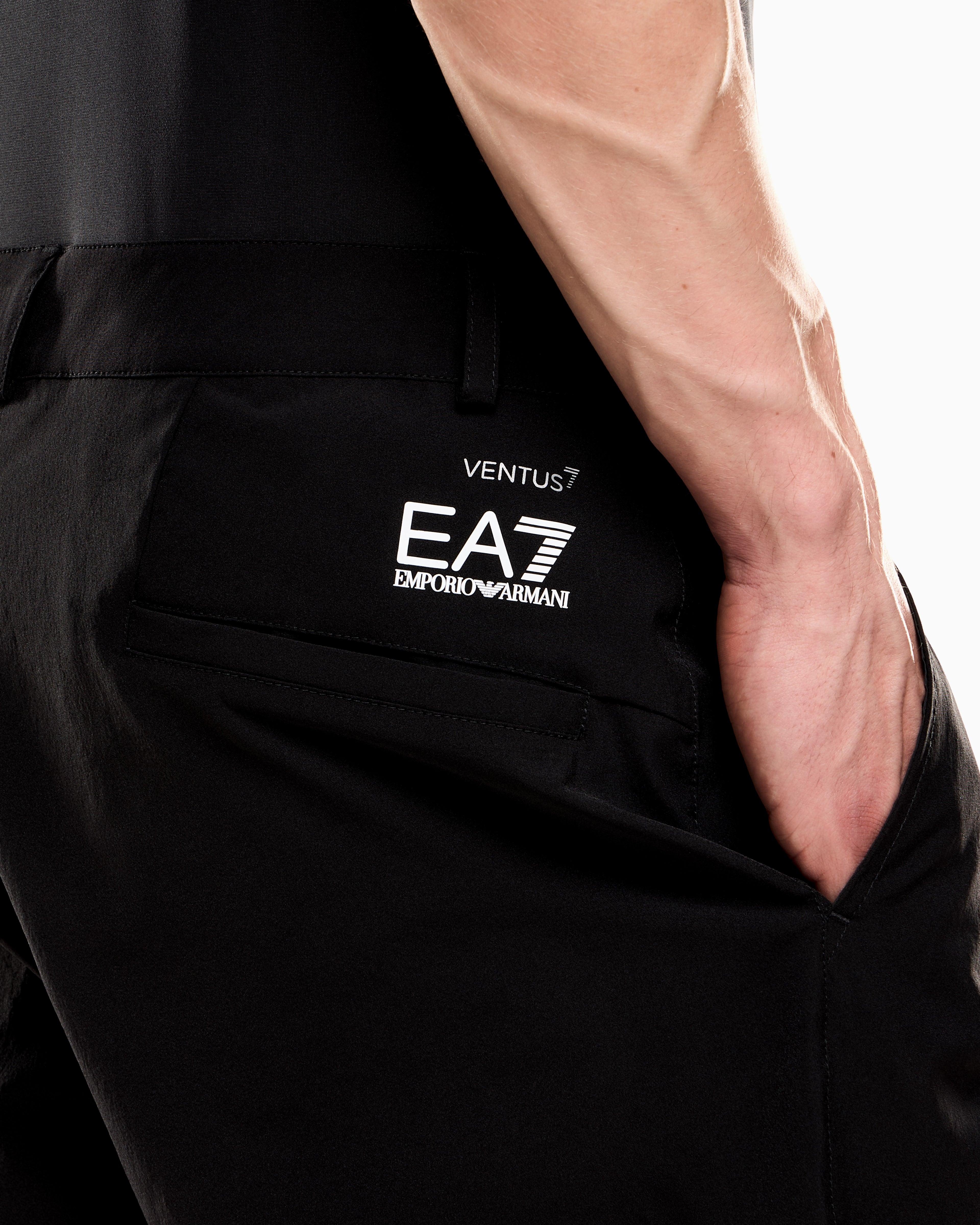 EA7 Slim fit bermuda shorts in technical fabric for Golf Pro