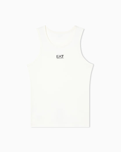 EA7 Core Identity cotton jersey tank top