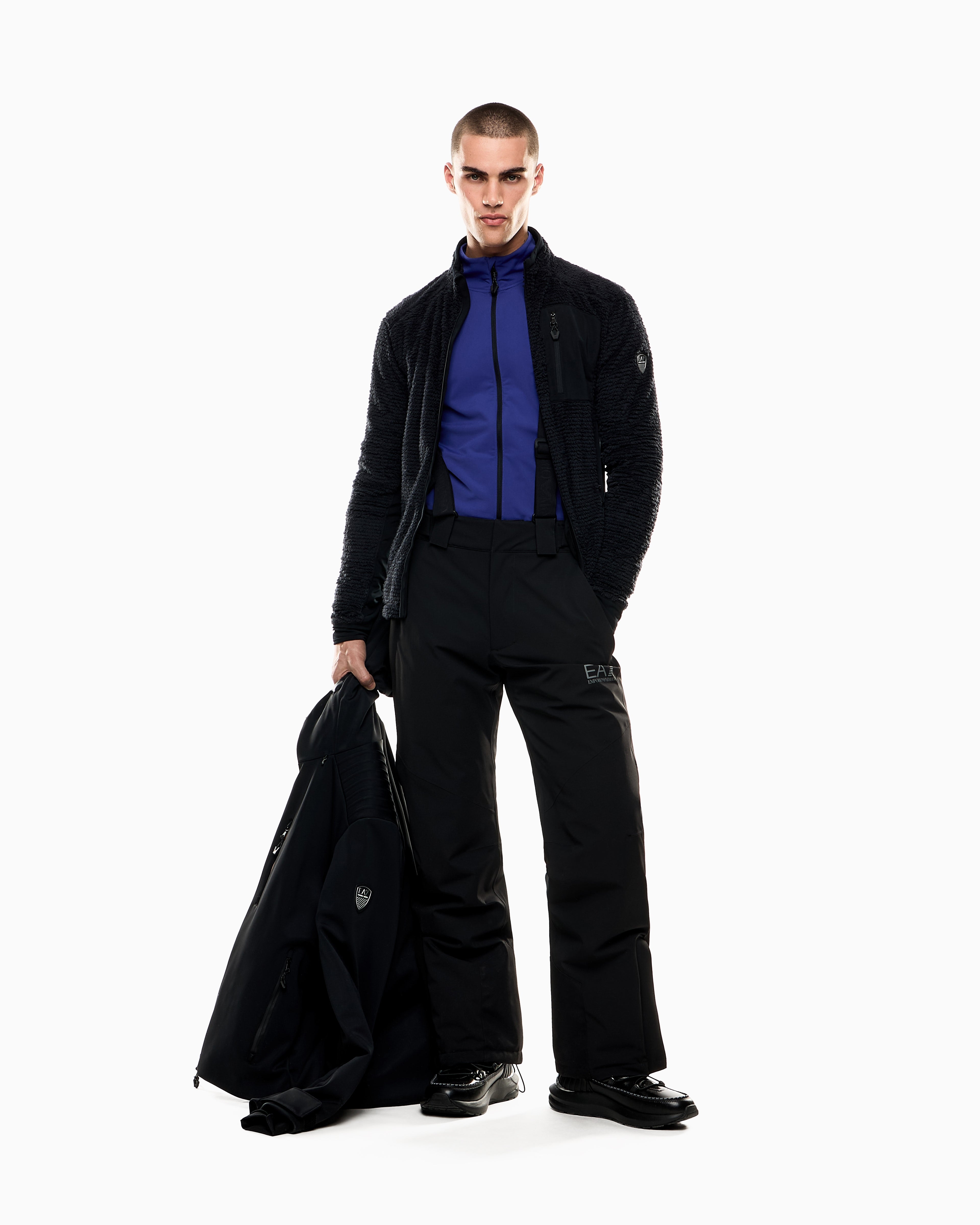 EA7 Technical ski fleece in Powerstretch technical fabric