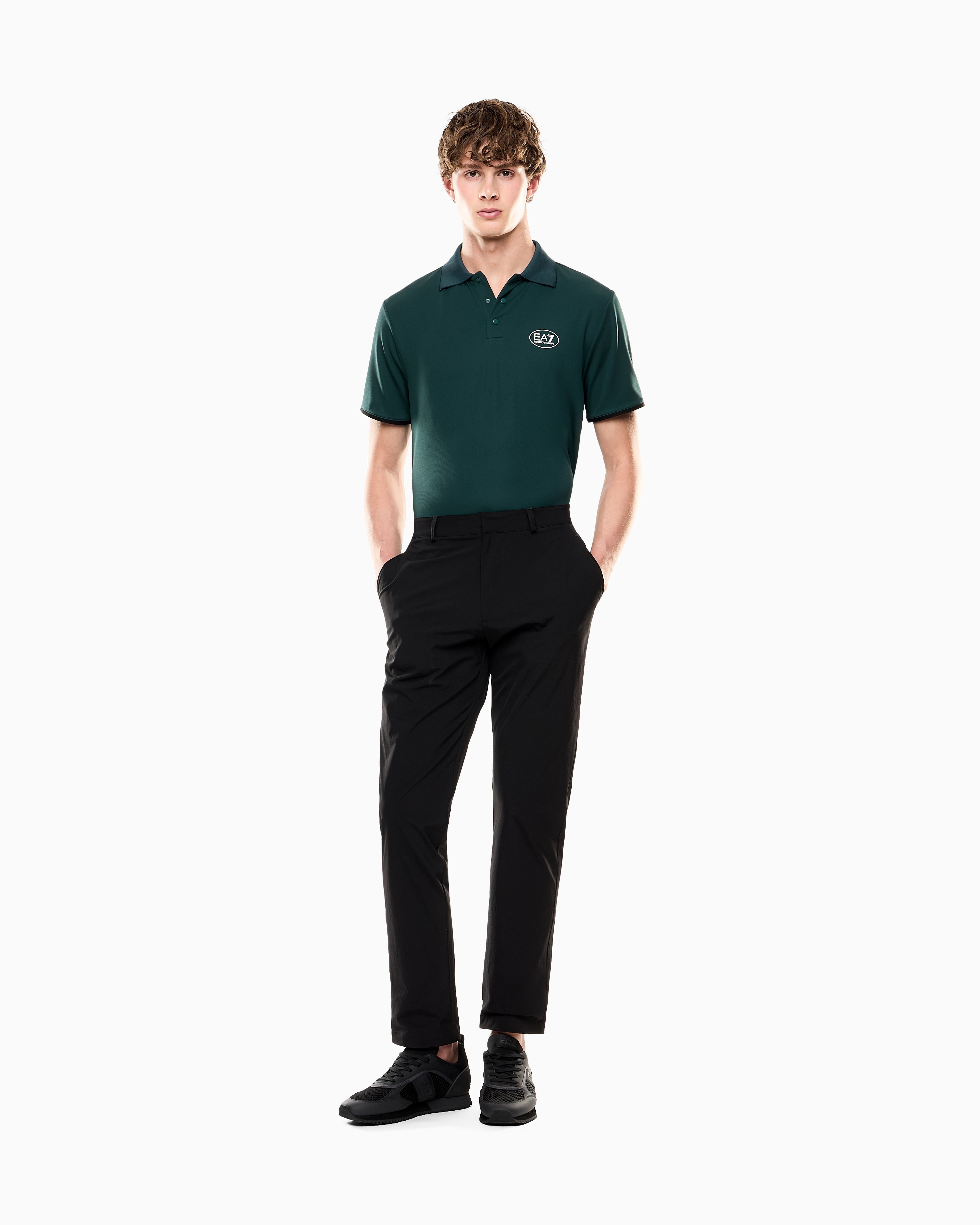 EA7 Ventus trousers in technical fabric with pockets Golf Pro