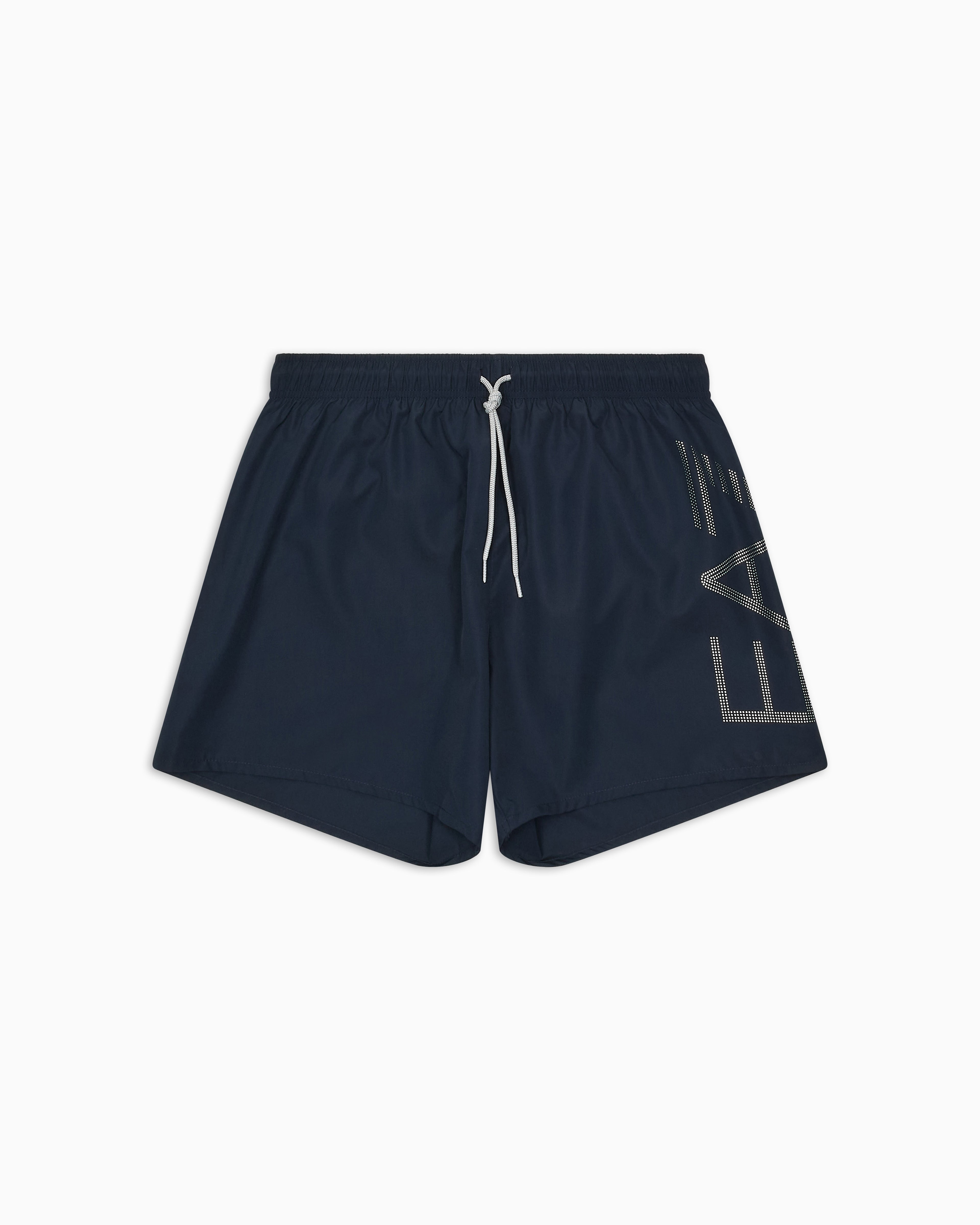 EA7 Swim trunks with oversized logo
