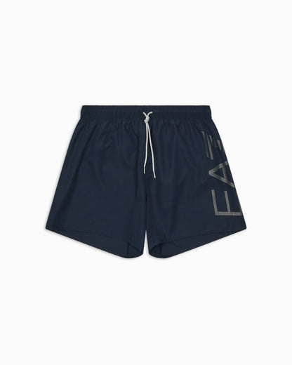EA7 Swim trunks with oversized logo