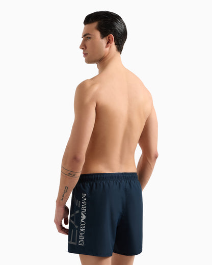 EA7 Swim trunks with oversized logo