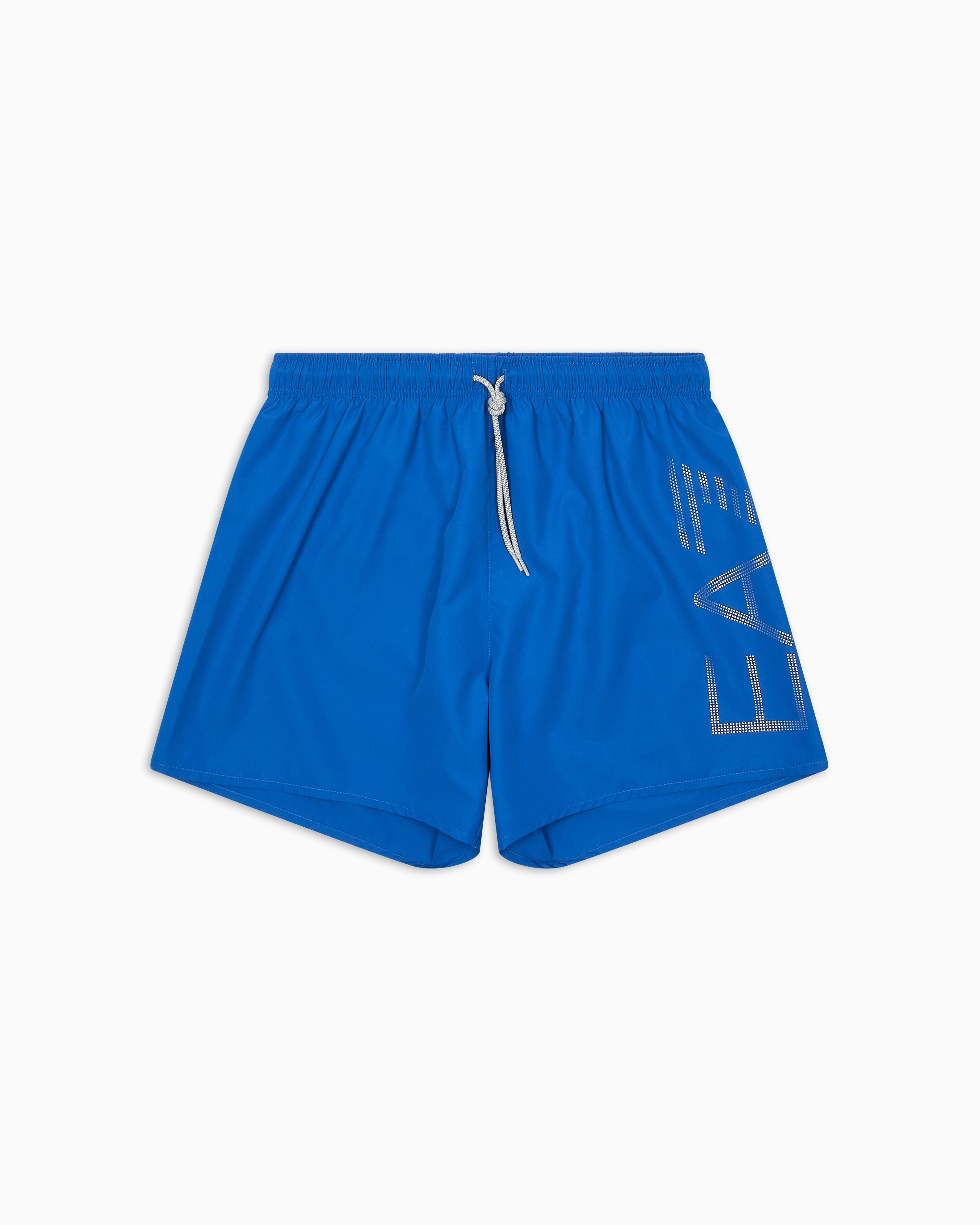 EA7 Bathing trunks with a drawstring waist and side pockets