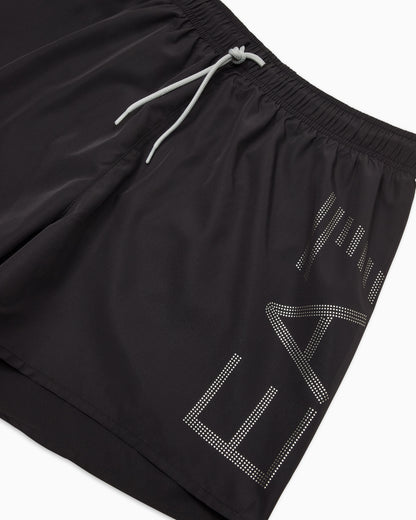 EA7 Swim trunks with oversized logo