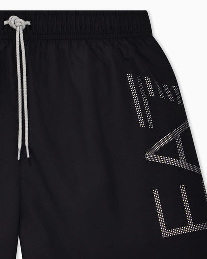EA7 Bathing trunks with a drawstring waist and side pockets