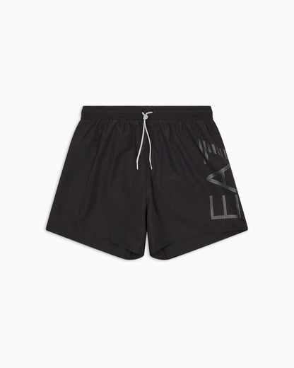 EA7 Swim trunks with oversized logo