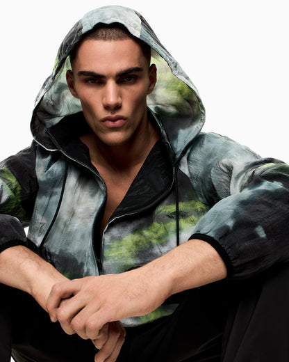 EA7 Dynamic Athlete printed tracksuit in VENTUS7 technical fabric