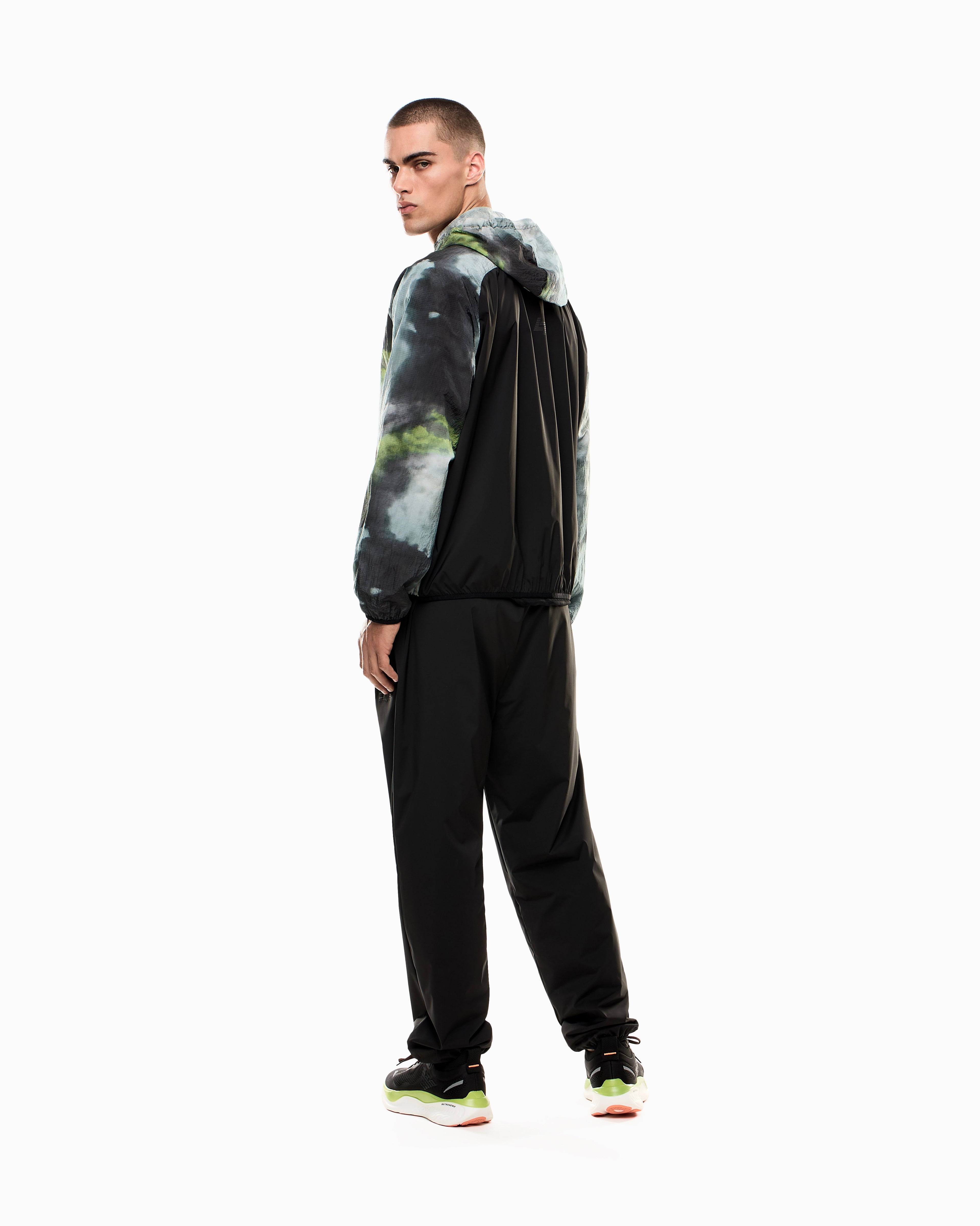 EA7 Dynamic Athlete printed tracksuit in VENTUS7 technical fabric