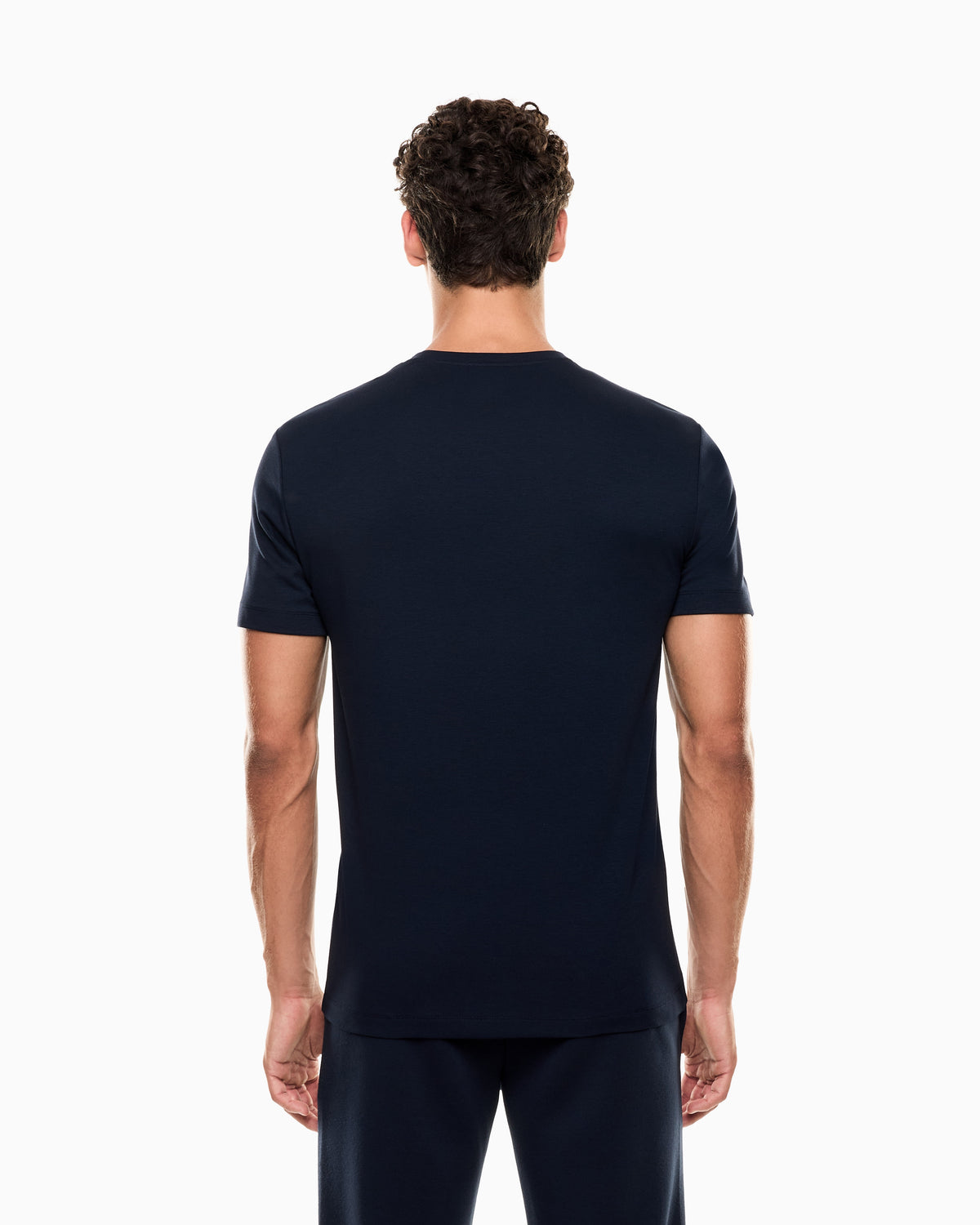 EA7 Gold Label viscose-blend crew-neck T-shirt