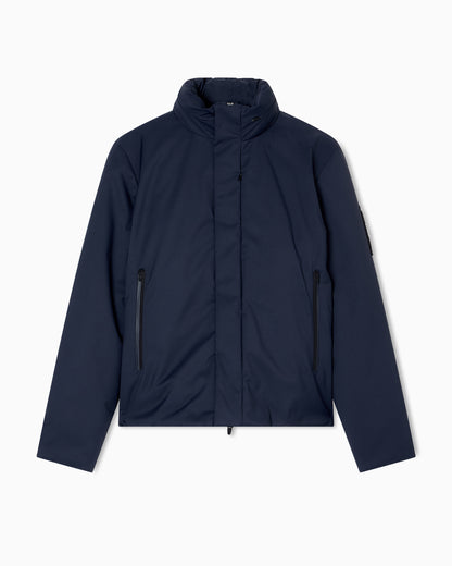 EA7 Recycled-fabric padded jacket with hood