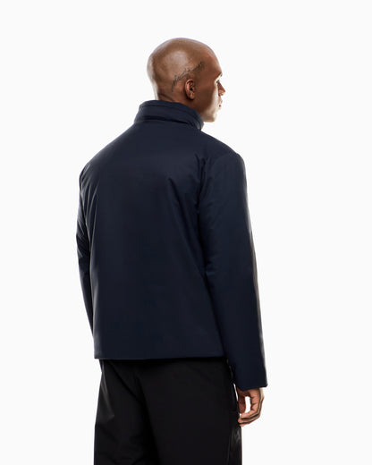 EA7 Recycled-fabric padded jacket with hood