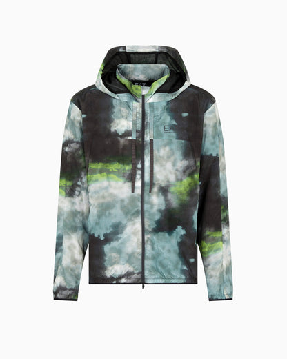 EA7 Dynamic Athlete hooded jacket in VENTUS7 technical fabric
