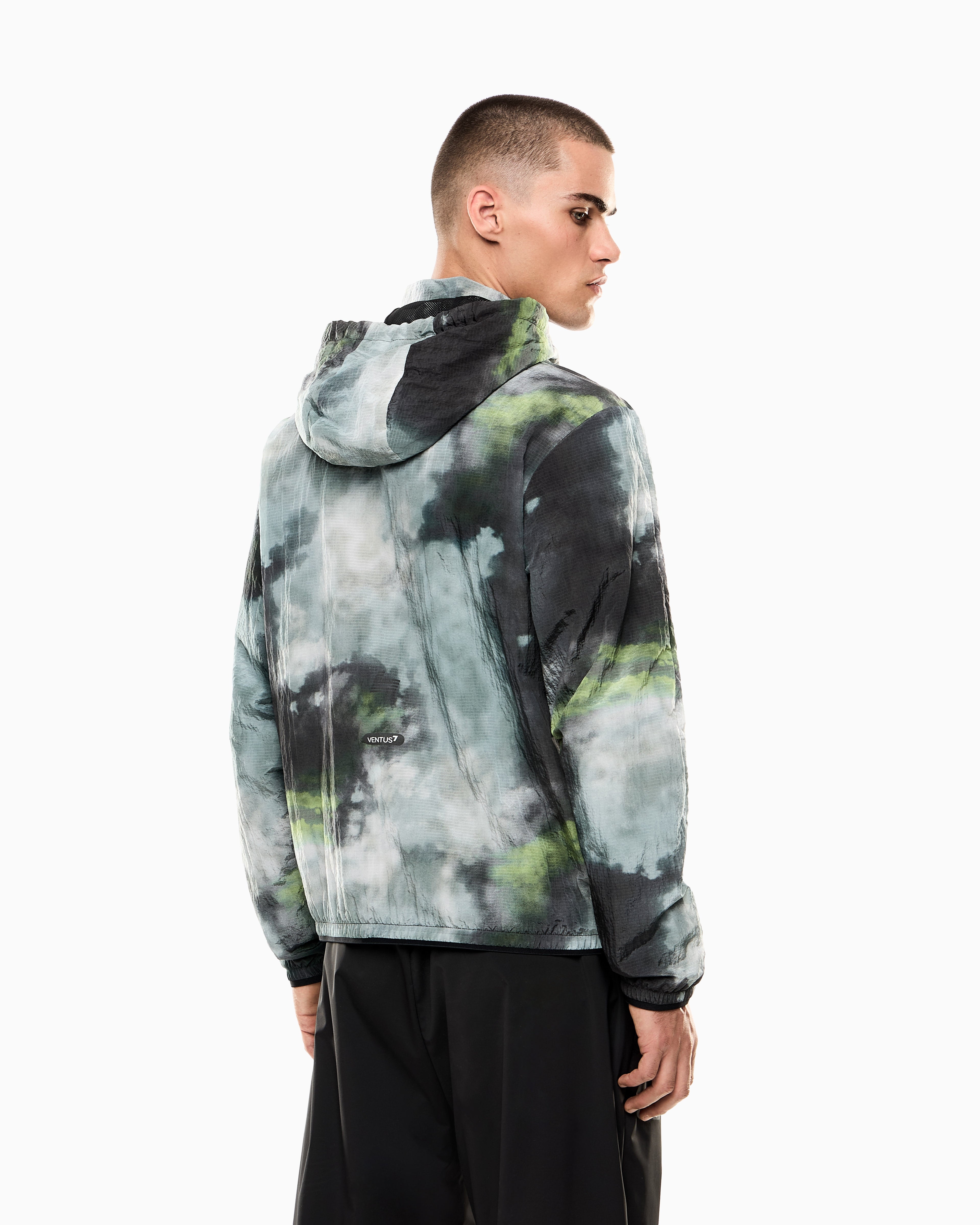 EA7 Dynamic Athlete hooded jacket in VENTUS7 technical fabric