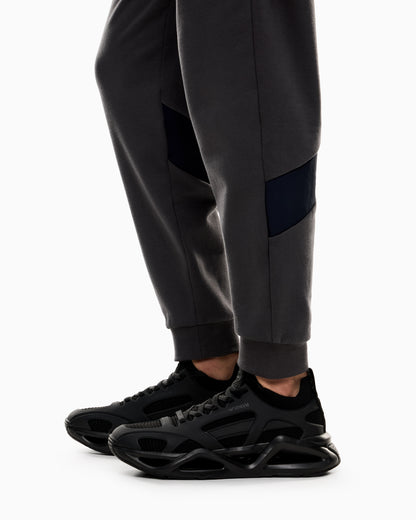 EA7 Athletic Colour Block cotton-blend tracksuit
