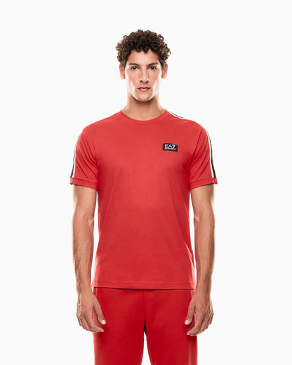 EA7 Logo Series cotton-jersey T-shirt