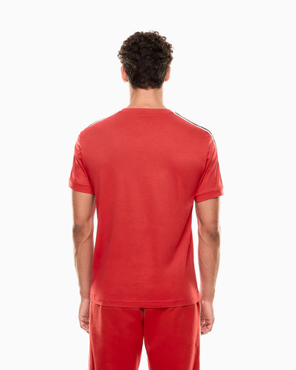 EA7 Logo Series cotton-jersey T-shirt