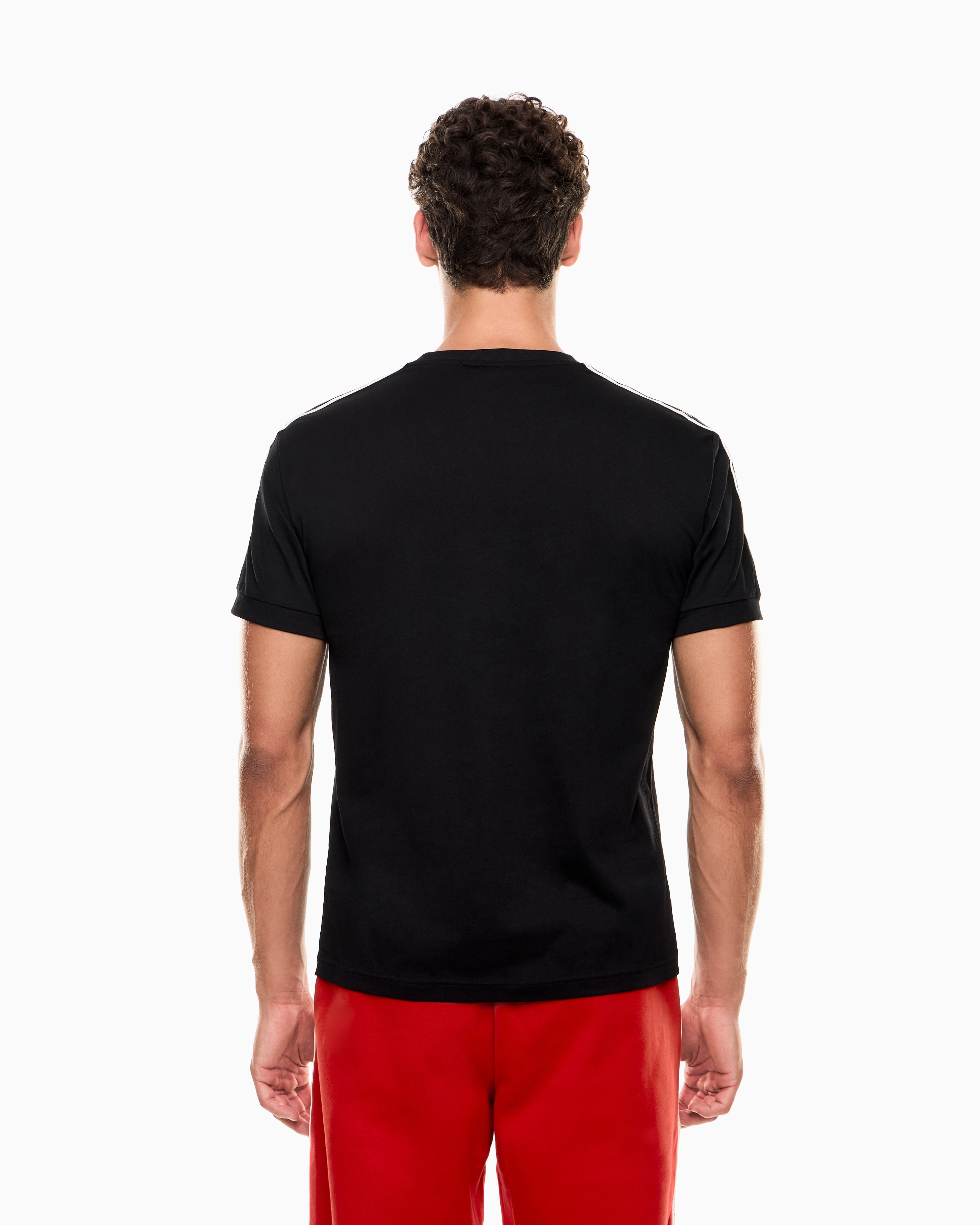 EA7 Logo Series cotton-jersey T-shirt