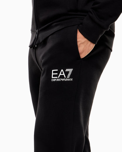 EA7 ASV 7 Lines cotton-blend jersey tracksuit