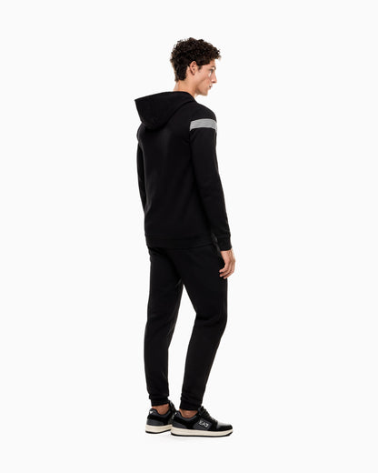EA7 ASV 7 Lines cotton-blend jersey tracksuit