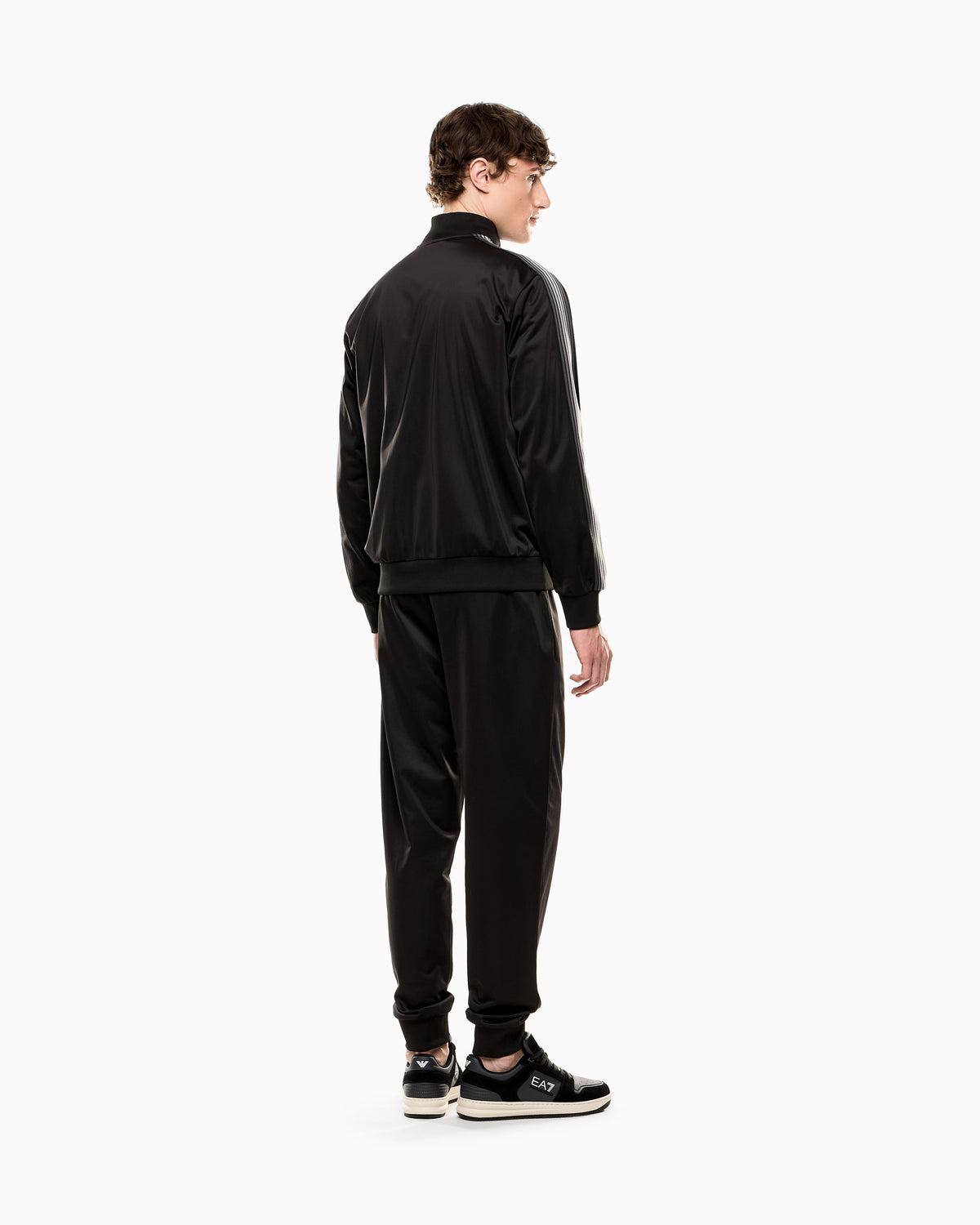 EA7 ASV 7 Lines tracksuit in recycled technical fabric