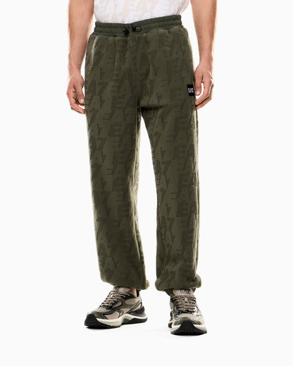 EA7 Logo Series polar fleece joggers