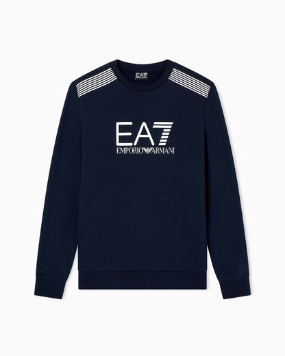 EA7 ASV 7 Lines crew-neck sweatshirt in a cotton blend
