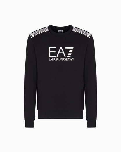 EA7 ASV 7 Lines crew-neck sweatshirt in a cotton blend
