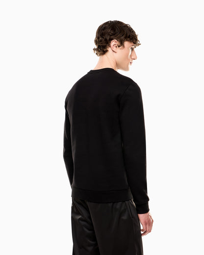 EA7 ASV 7 Lines crew-neck sweatshirt in a cotton blend