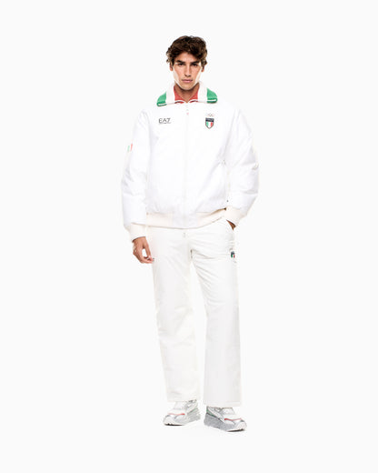 EA7 Waterproof padded bomber jacket for the Olympics