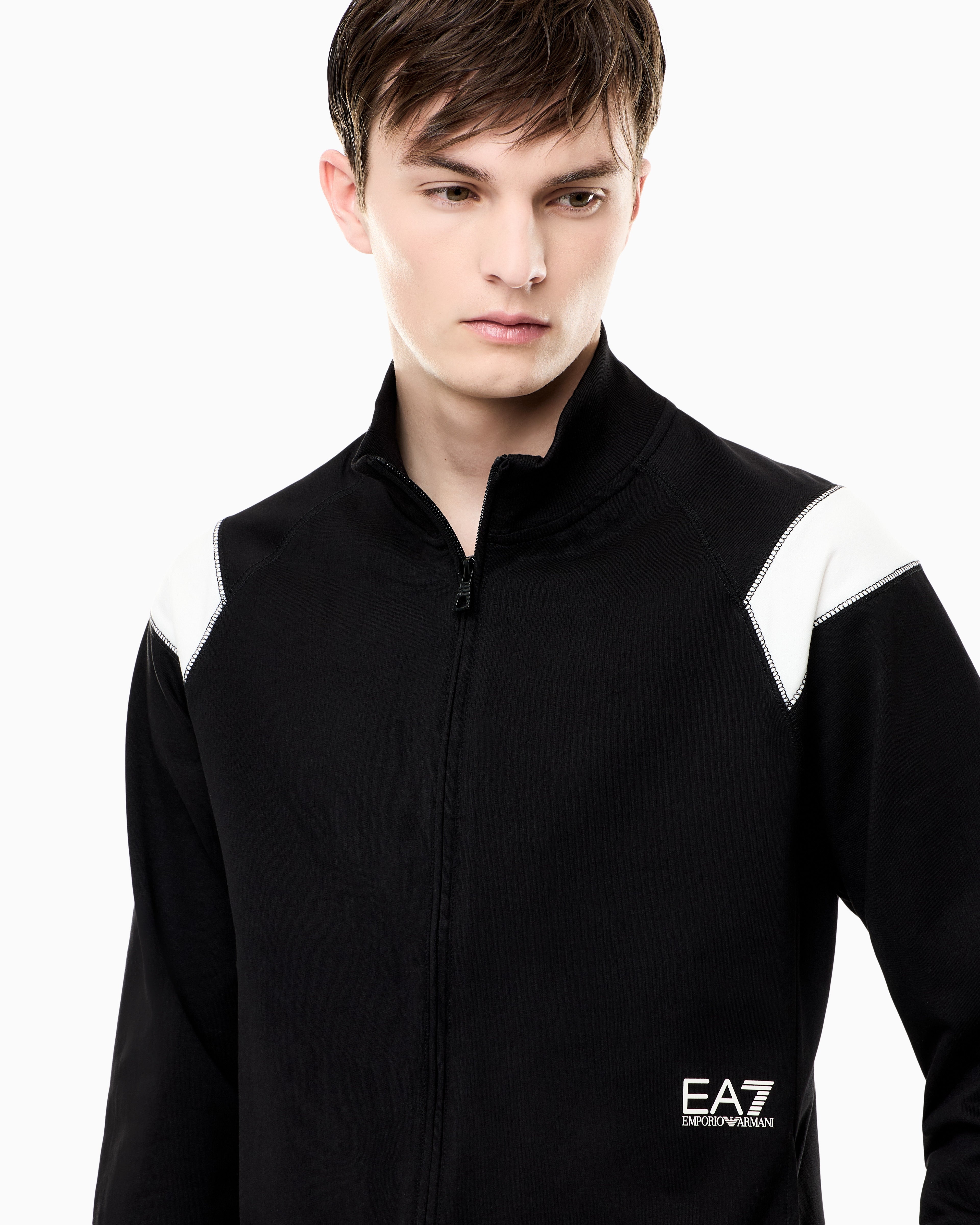 EA7 Core Identity cotton tracksuit