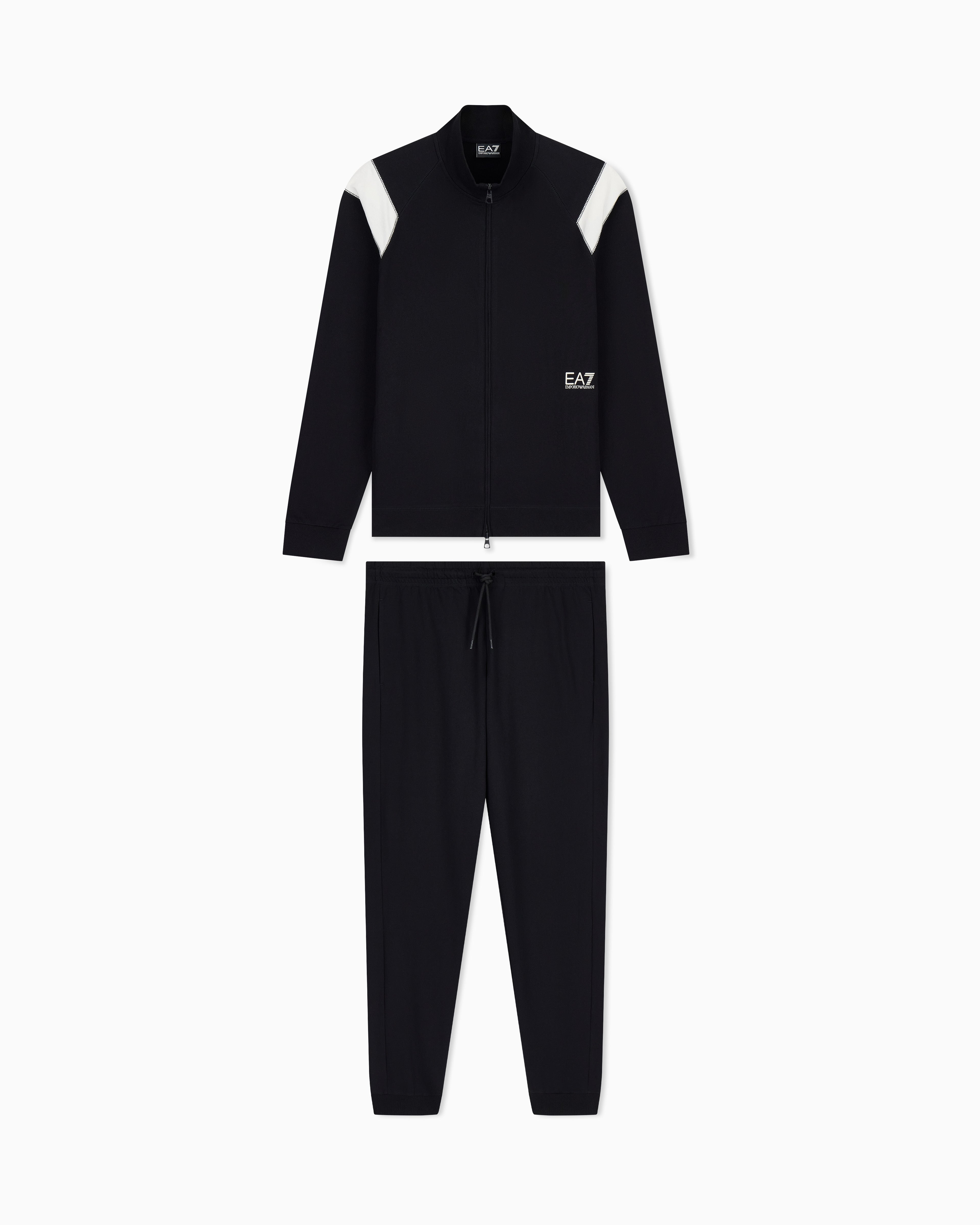 EA7 Core Identity cotton tracksuit