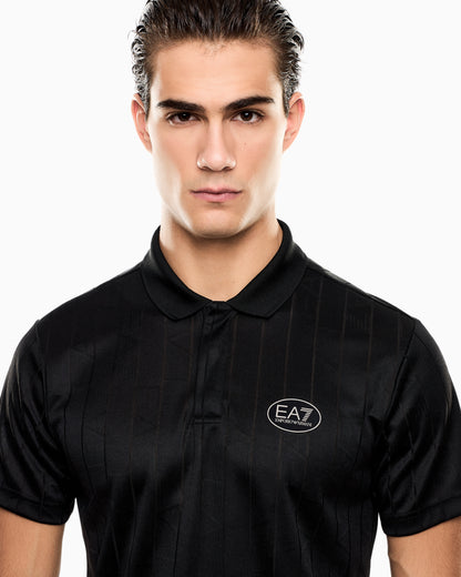 EA7 Golf Pro polo shirt in VENTUS7 technical fabric